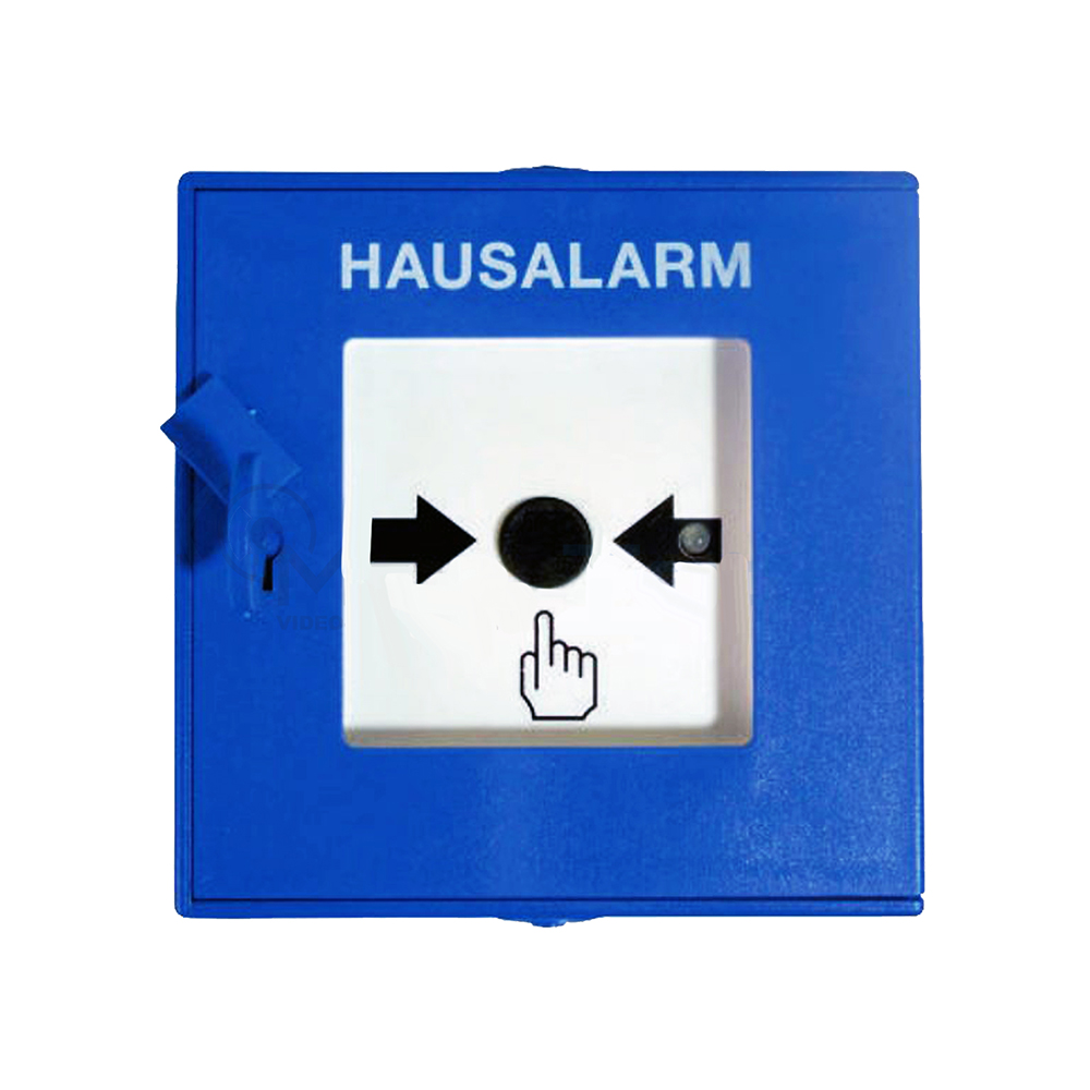 Daitem D24 - Funk-Druckknopfmelder - Hausalarm - blau - 152-27D