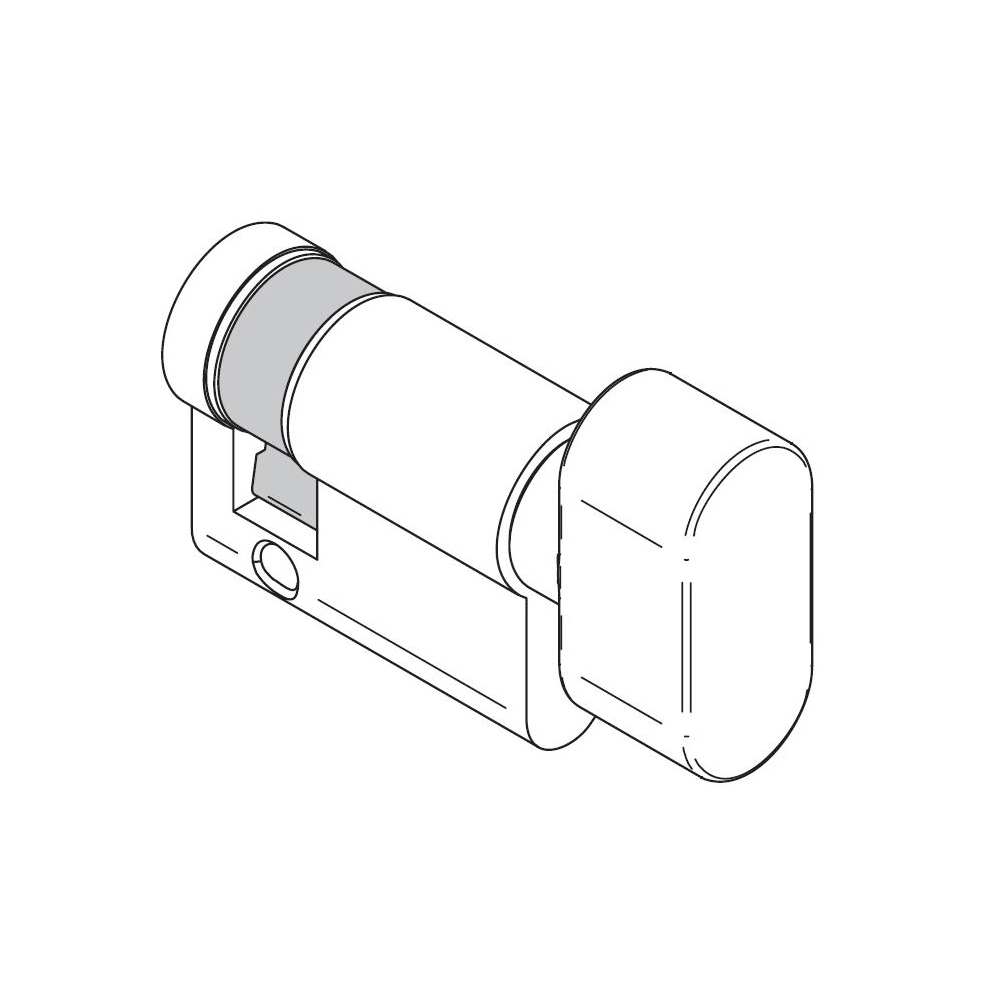 SALTO - Knaufhalbzylinder für 'Bitte nicht stören'-Funktion bei XS4 Mini - TE010H45PM