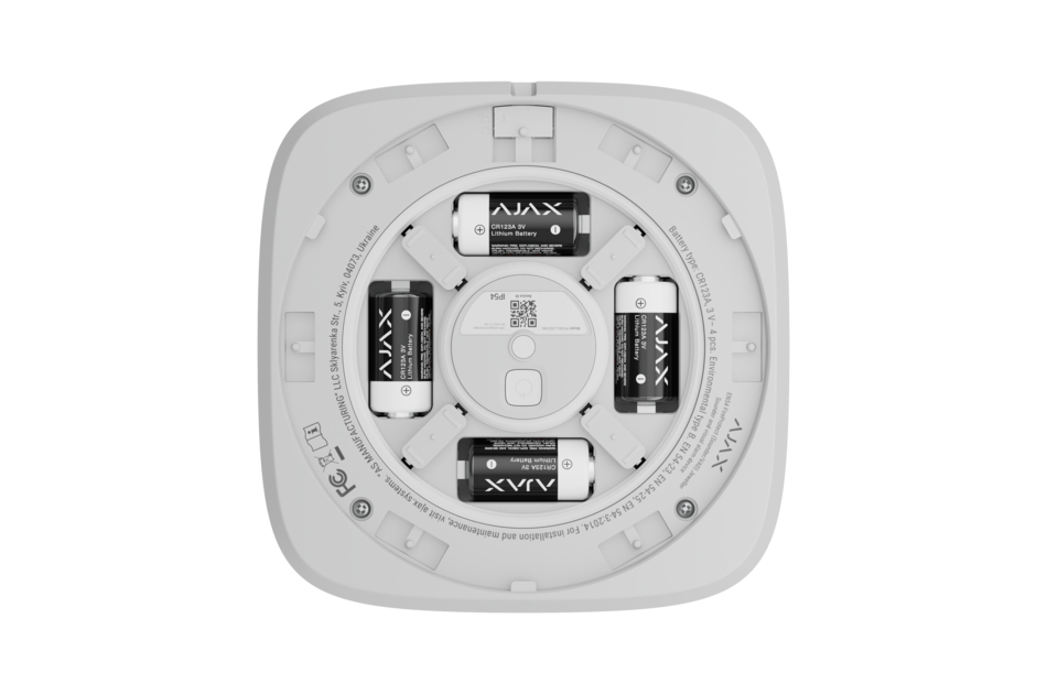 Ajax - Ajax EN54 FireProtect (Sounder/VAD) white