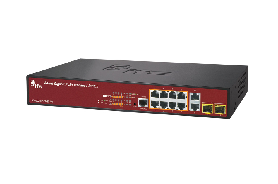 IFS - NS3502-8P-2T-2S-V3 | Digital Key World