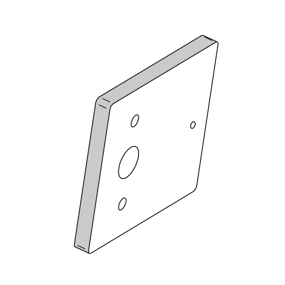 SALTO - Distanzplatte für XS4 Locker 