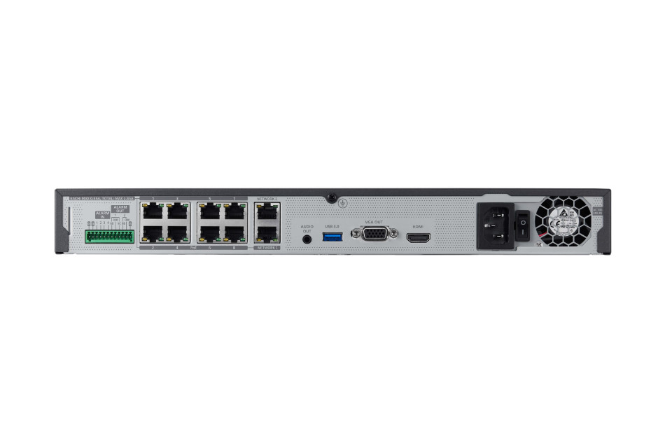 Hanwha Techwin - WRN-810S-8CH-1TB | Digital Key World