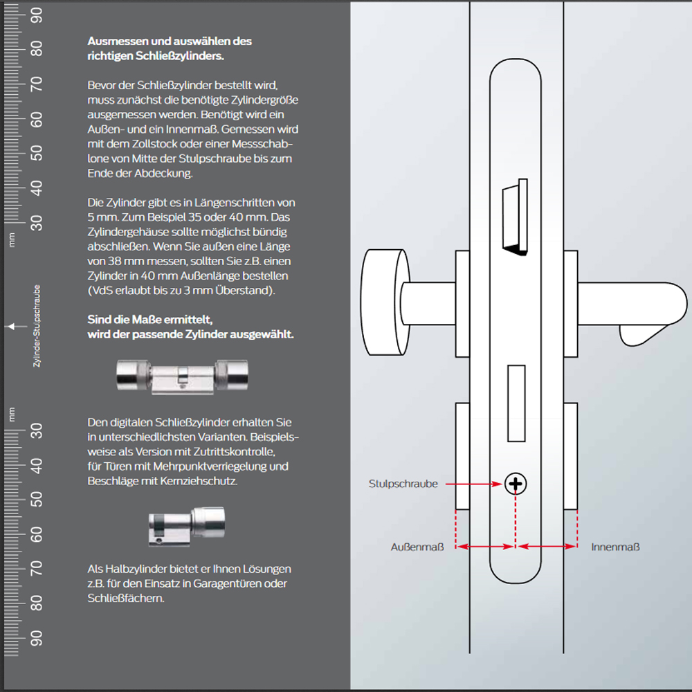 SimonsVoss - Digitaler Halbzylinder 3061 - Konfigurator