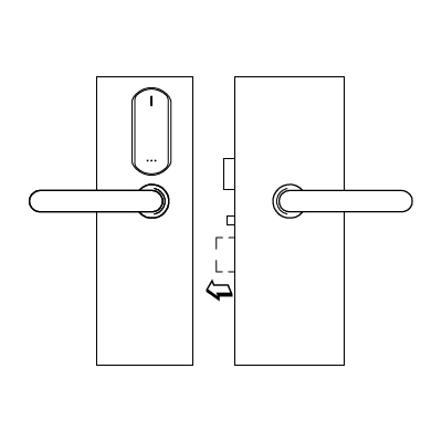 SALTO - XS4 Original+ DIN Glastürbeschlag - Konfigurator