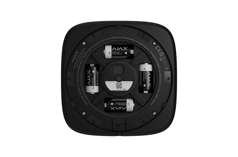Ajax - Ajax EN54 FireProtect (Sounder) black