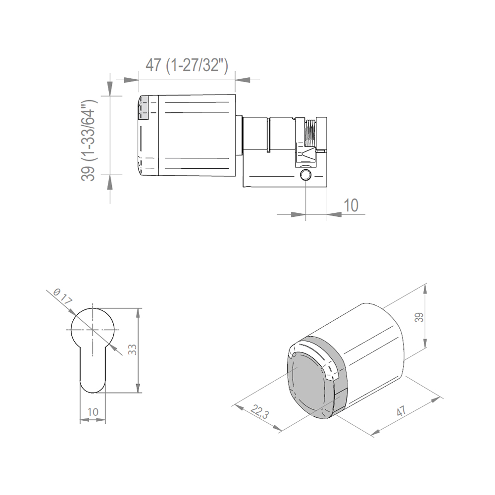 SALTO - XS4 Neo swing handle cylinder - Configurator